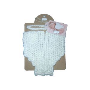 Mud Pie Newborn Angel‎ Wings Photo Set New Crochet White